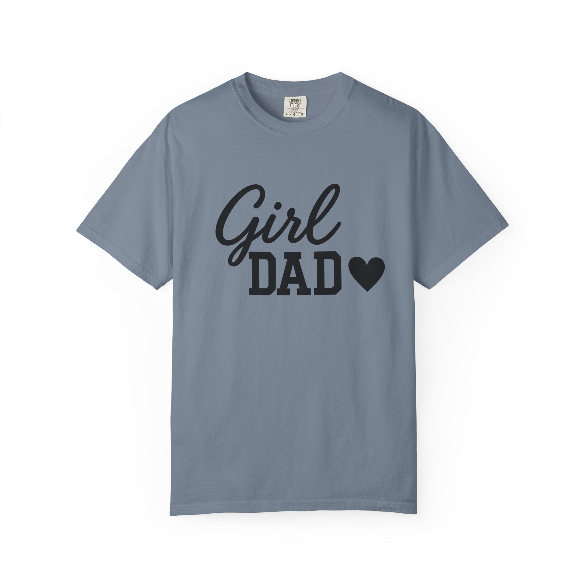 Girl Dad T-Shirt — Heart Graphic Tee for Fathers, Father's Day Gift