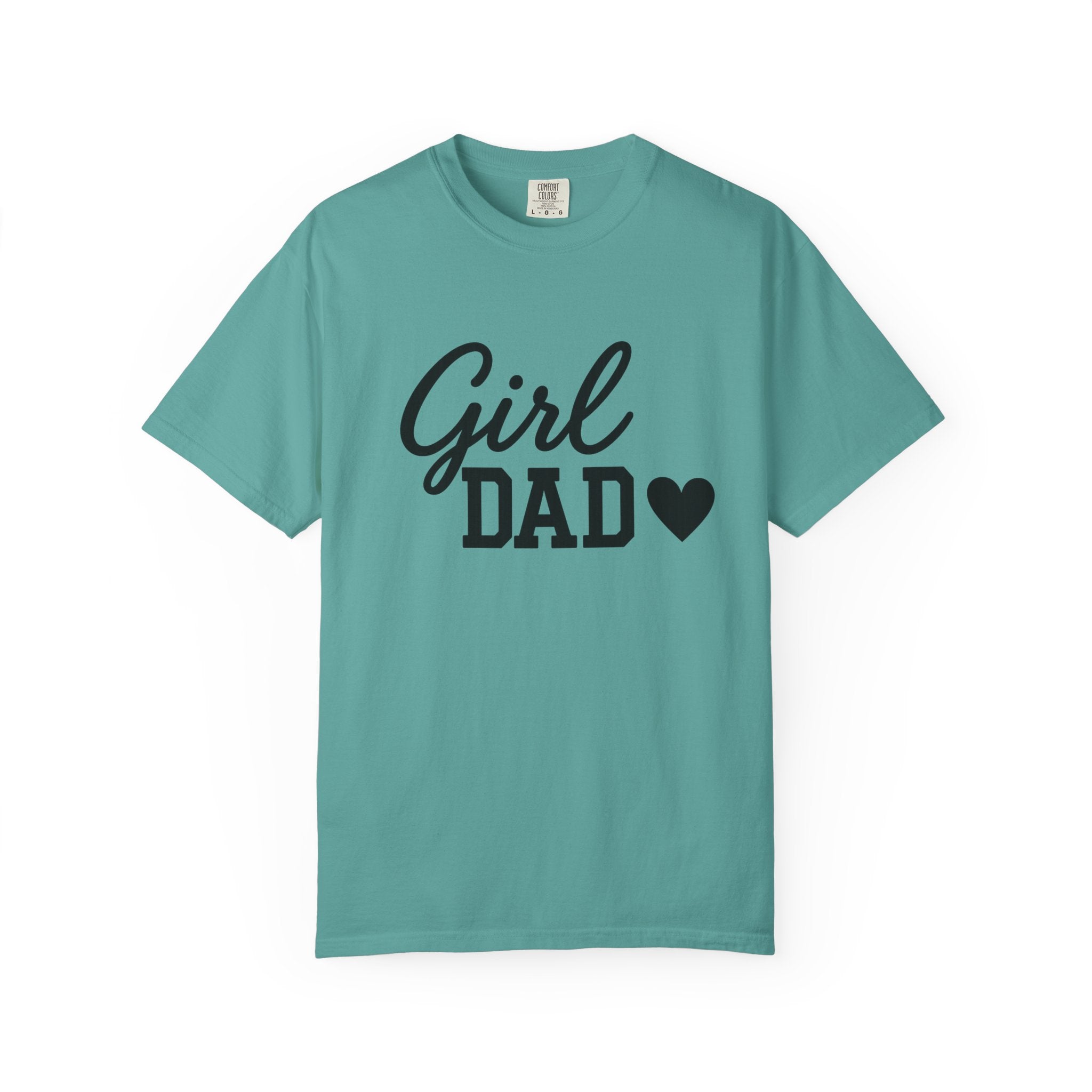 Girl Dad T-Shirt — Heart Graphic Tee for Fathers, Father's Day Gift
