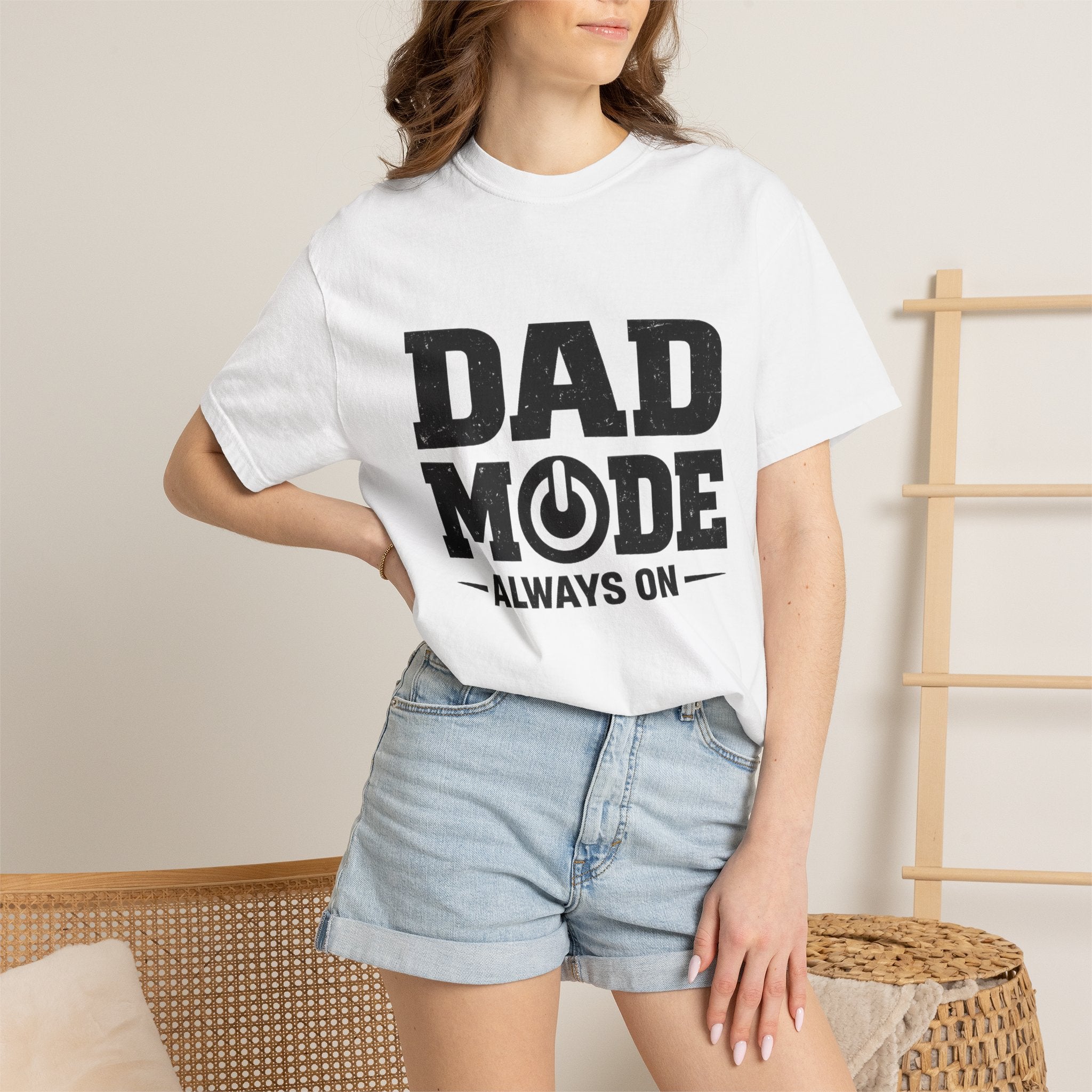 Dad Mode T-Shirt - "Always On" Funny Fathers Day Shirt