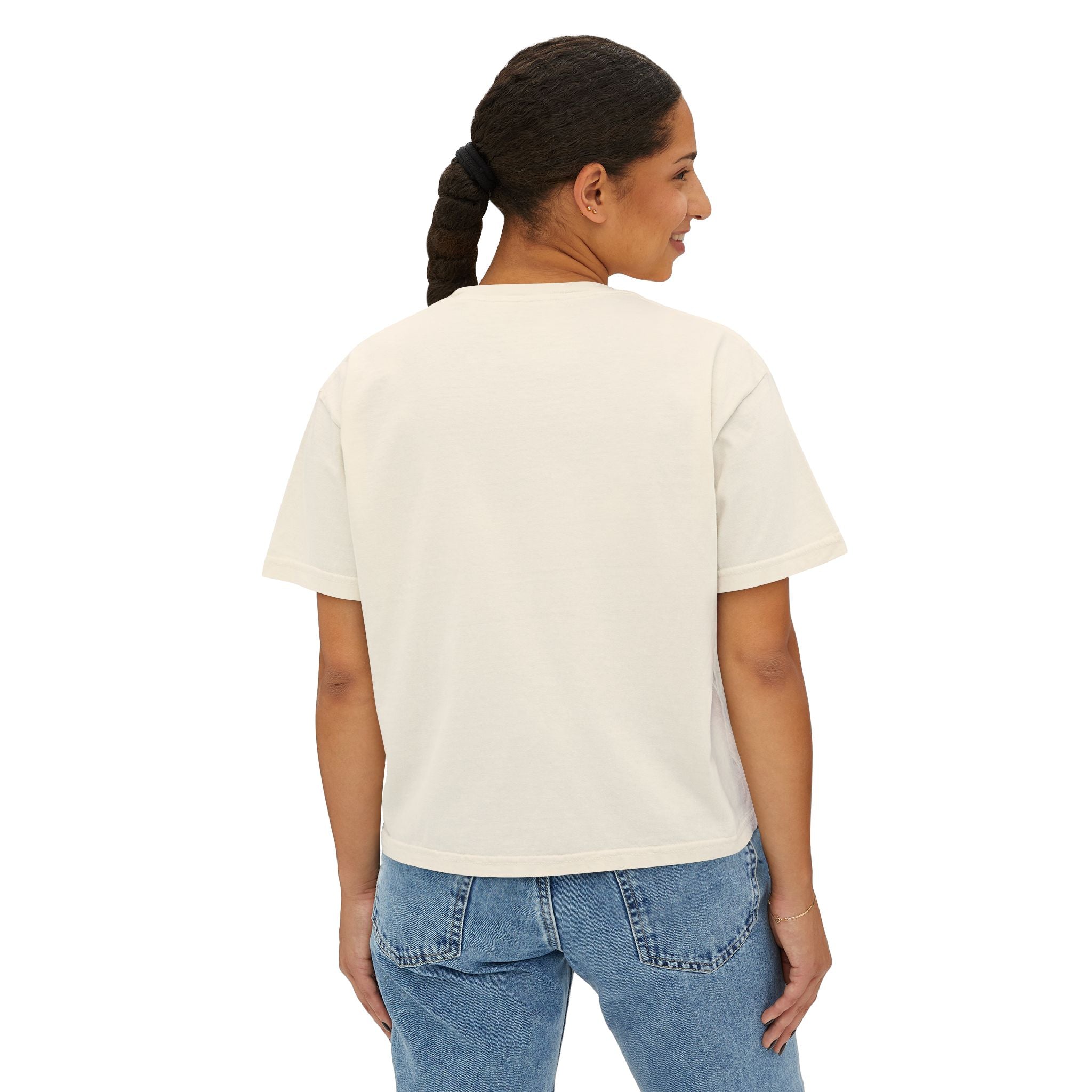 Full Time Mom AKA Chaos Coordinator Vintage Circle Women's Boxy Tee