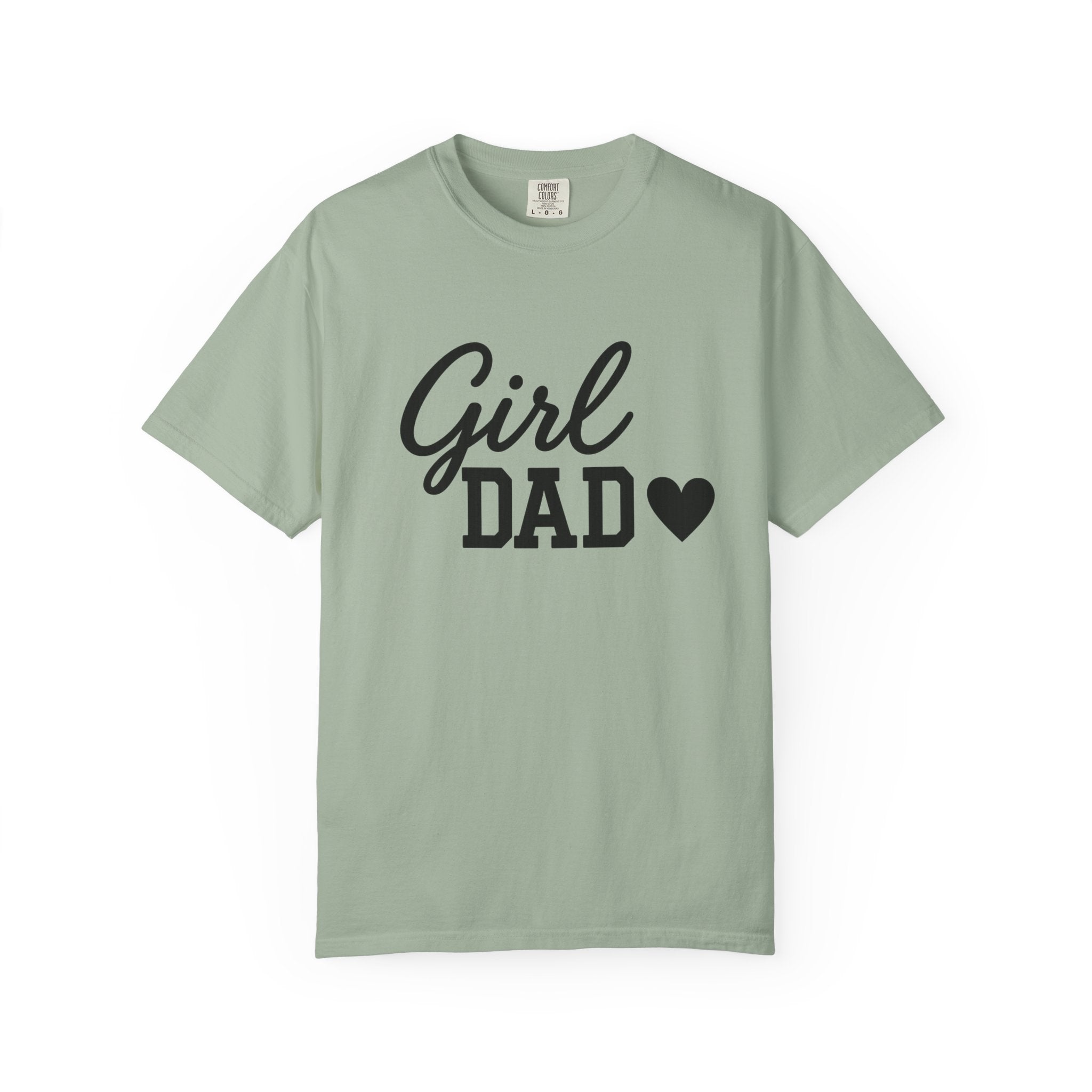 Girl Dad T-Shirt — Heart Graphic Tee for Fathers, Father's Day Gift