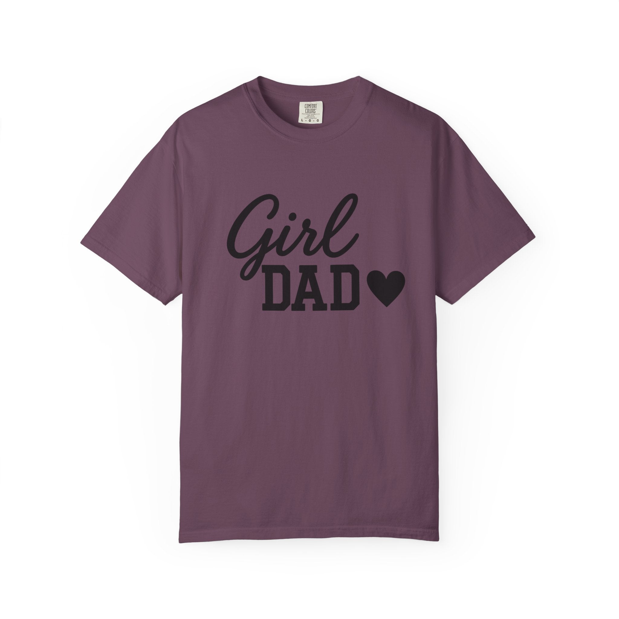 Girl Dad T-Shirt — Heart Graphic Tee for Fathers, Father's Day Gift
