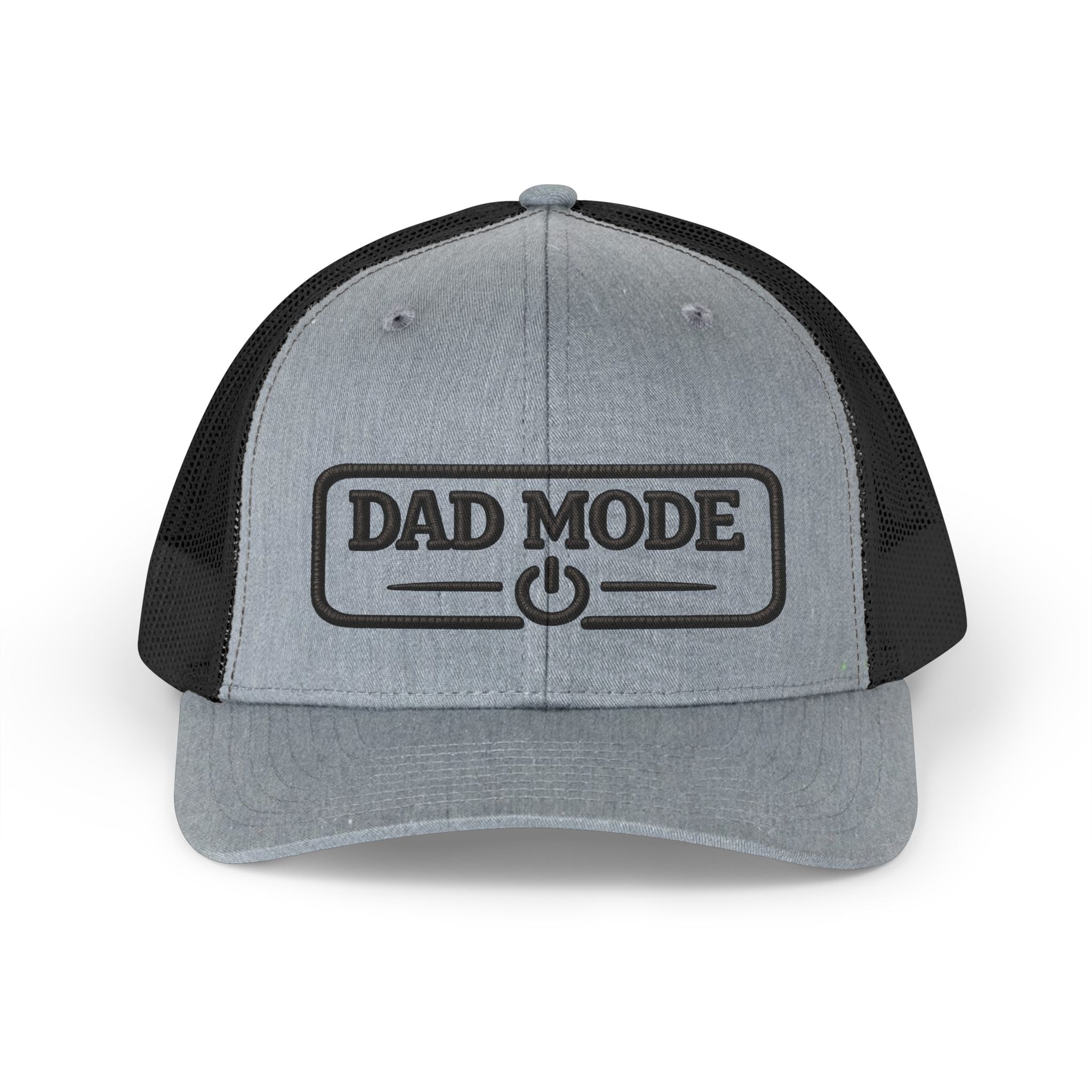 Dad Mode Trucker Hat — Retro Embroidered Mesh Cap for New Dads & Father’s Day