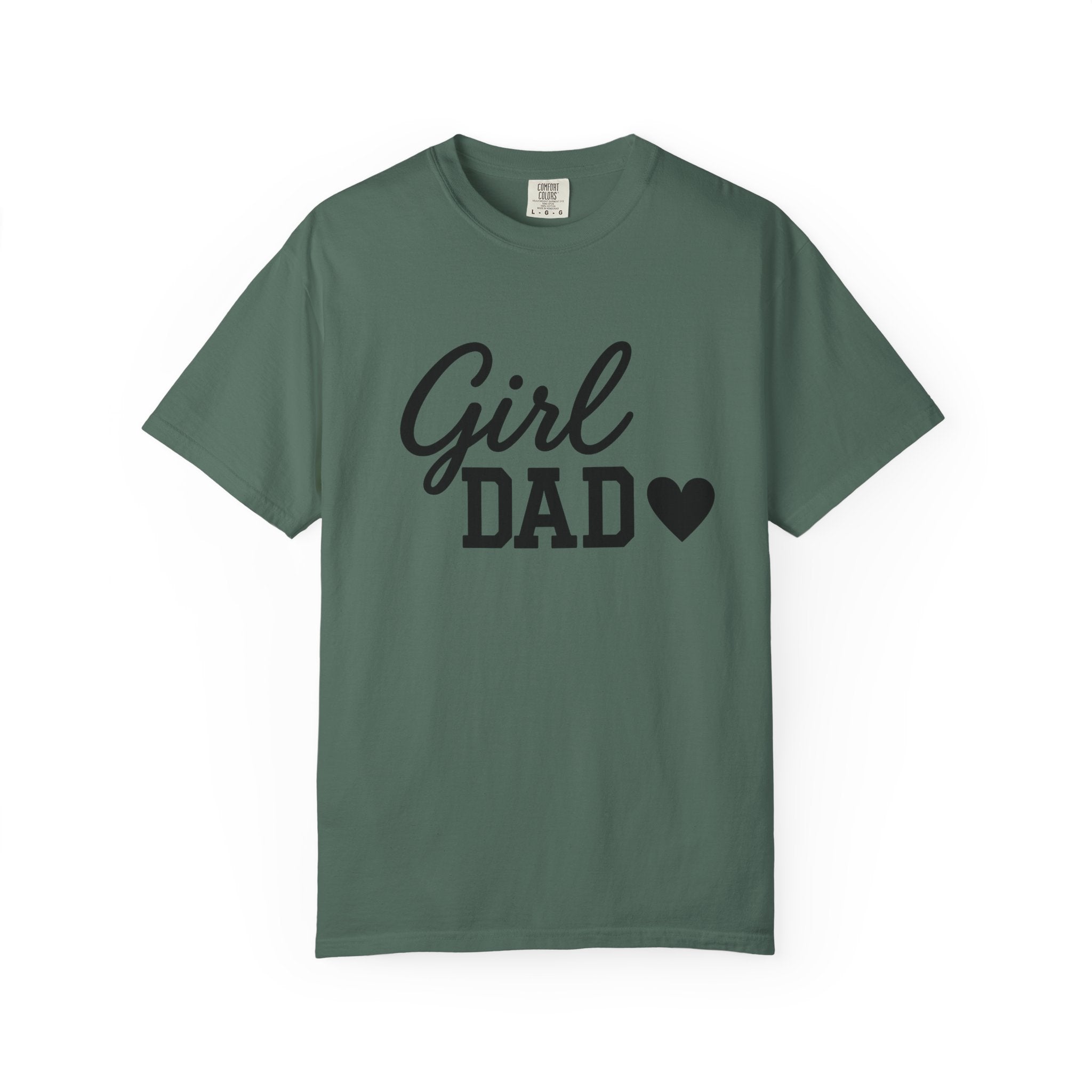 Girl Dad T-Shirt — Heart Graphic Tee for Fathers, Father's Day Gift